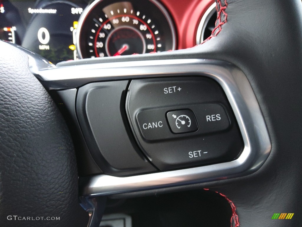 2022 Jeep Gladiator Rubicon 4x4 Black Steering Wheel Photo #143804924