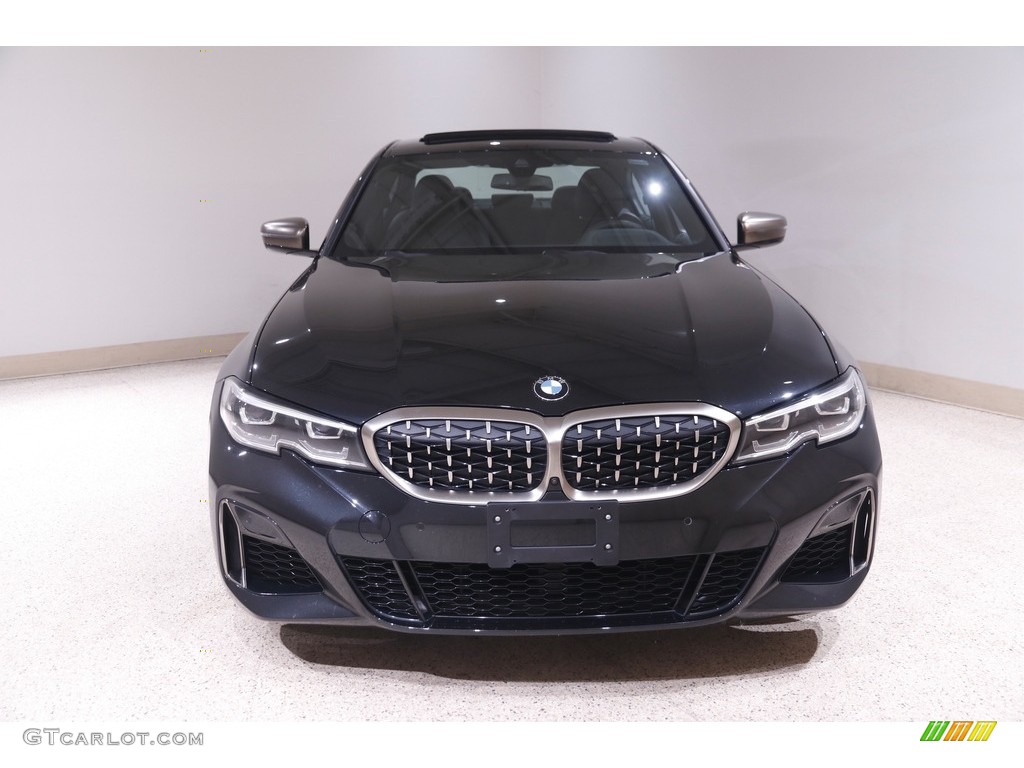 2020 3 Series M340i xDrive Sedan - Black Sapphire Metallic / Black photo #2