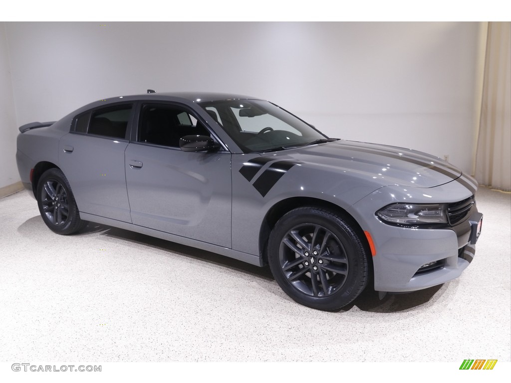 2019 Destroyer Gray Dodge Charger SXT AWD 143798447 Photo 10