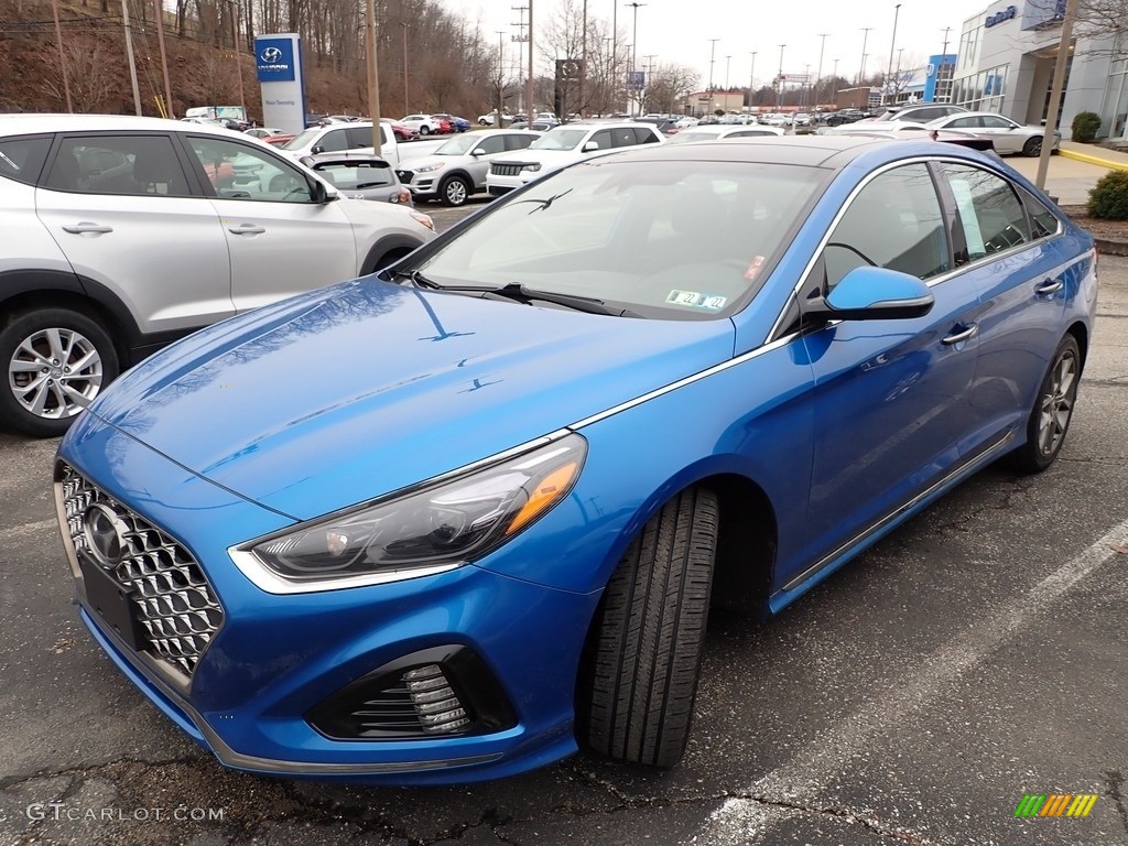 2019 Sonata Limited - Electric Blue / Black photo #1