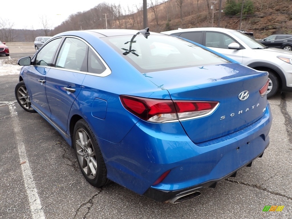 2019 Sonata Limited - Electric Blue / Black photo #3