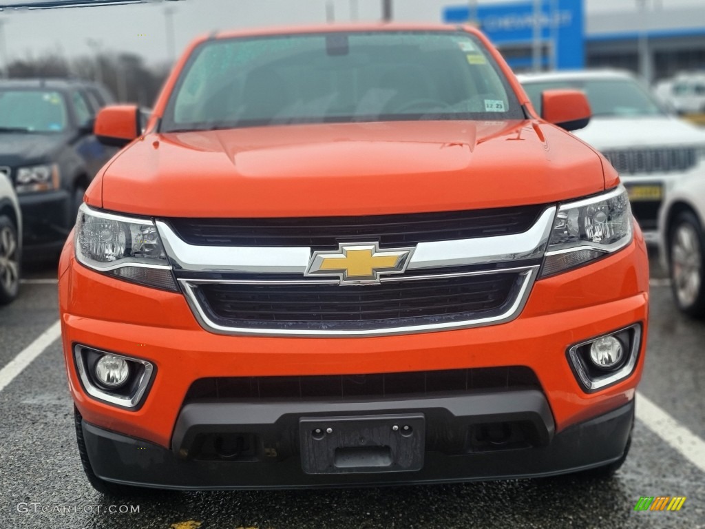 2019 Colorado WT Crew Cab 4x4 - Crush (Orange) / Jet Black/Dark Ash photo #2