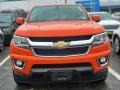 2019 Crush (Orange) Chevrolet Colorado WT Crew Cab 4x4  photo #2