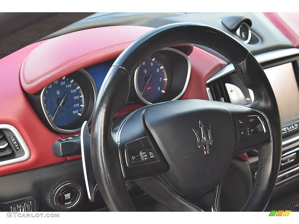 2015 Ghibli S Q4 - Bianco (White) / Nero/Rosso photo #22