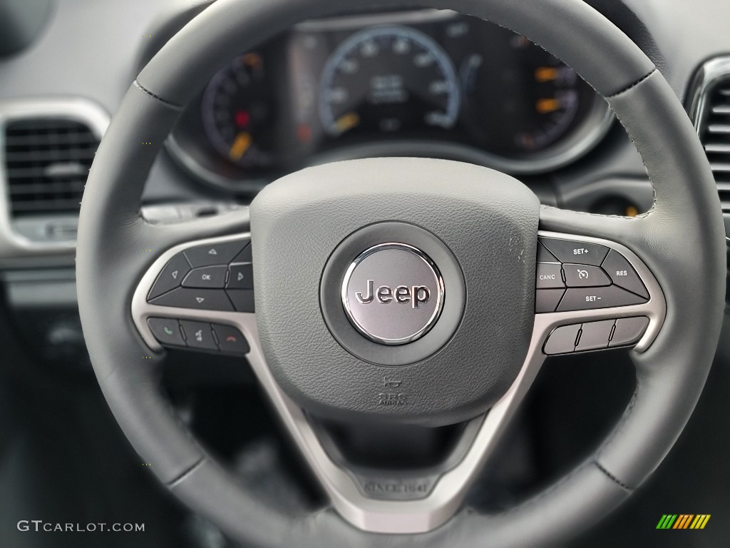 2022 Jeep Grand Cherokee Limited 4x4 Black Steering Wheel Photo #143806594