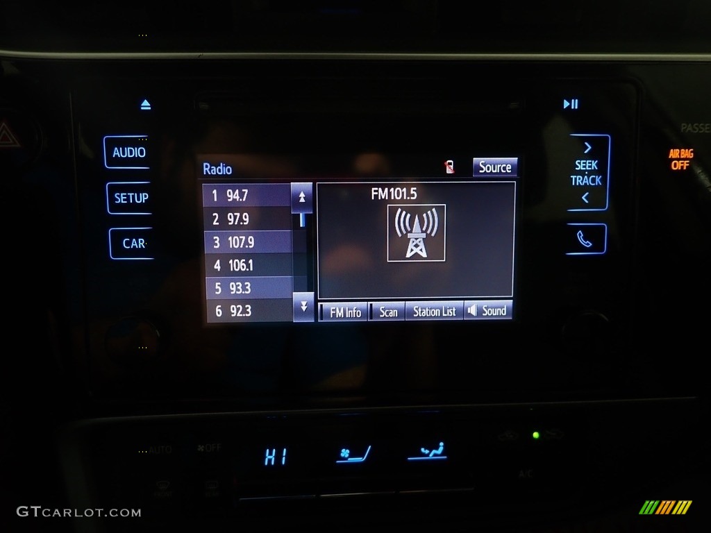 2017 Corolla SE - Falcon Gray Metallic / Black photo #26