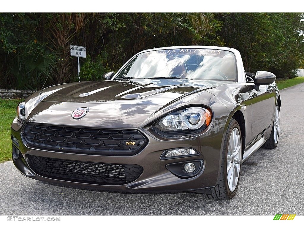 2017 124 Spider Lusso Roadster - Grigio Moda Meteor Grey / Saddle photo #5