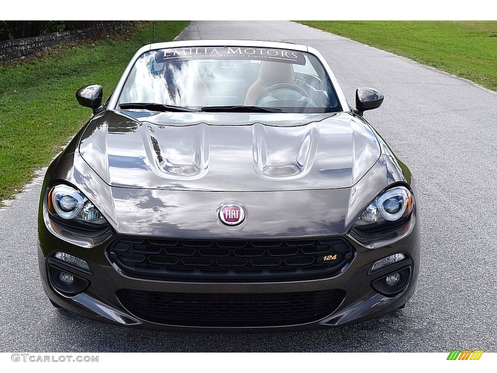 2017 124 Spider Lusso Roadster - Grigio Moda Meteor Grey / Saddle photo #6