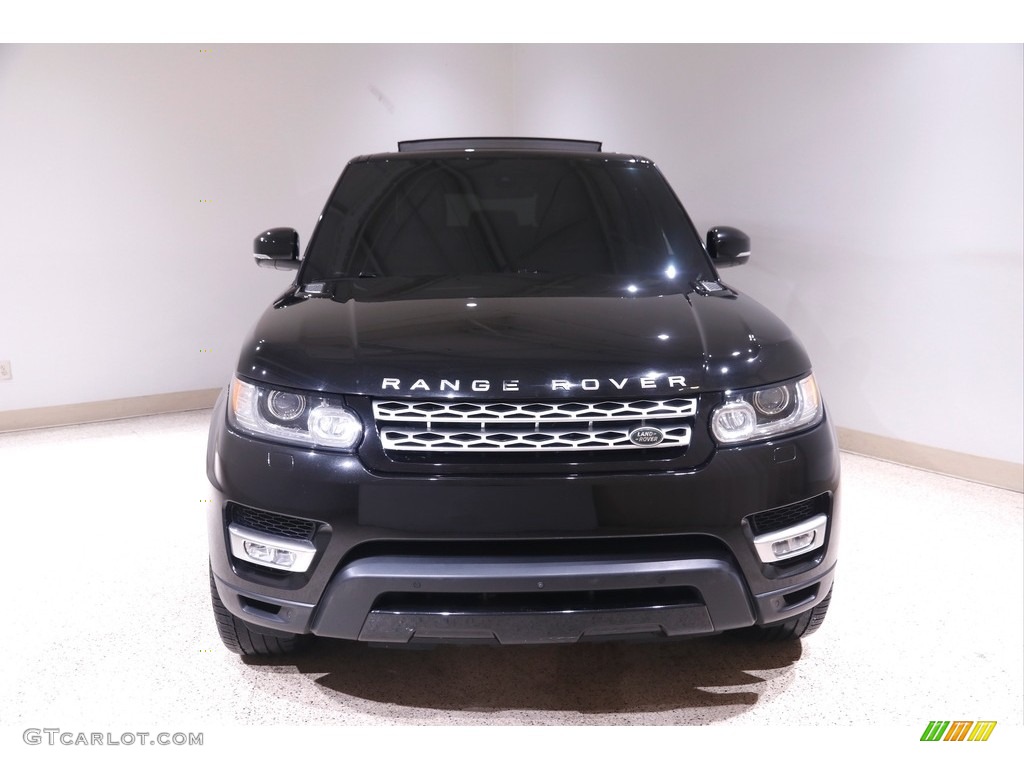 2016 Range Rover Sport Supercharged - Santorini Black Metallic / Ebony/Ebony photo #2