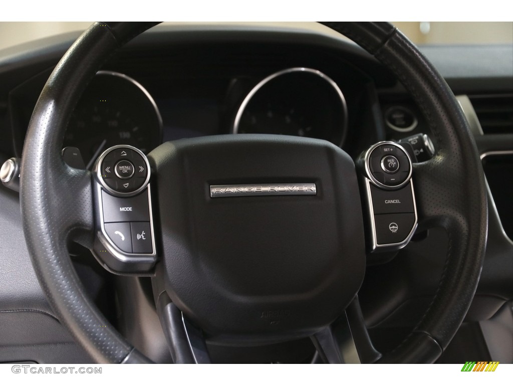 2016 Range Rover Sport Supercharged - Santorini Black Metallic / Ebony/Ebony photo #7