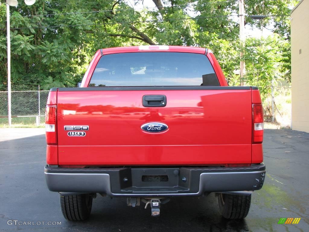 2006 F150 FX4 SuperCrew 4x4 - Bright Red / Black/Medium Flint photo #6