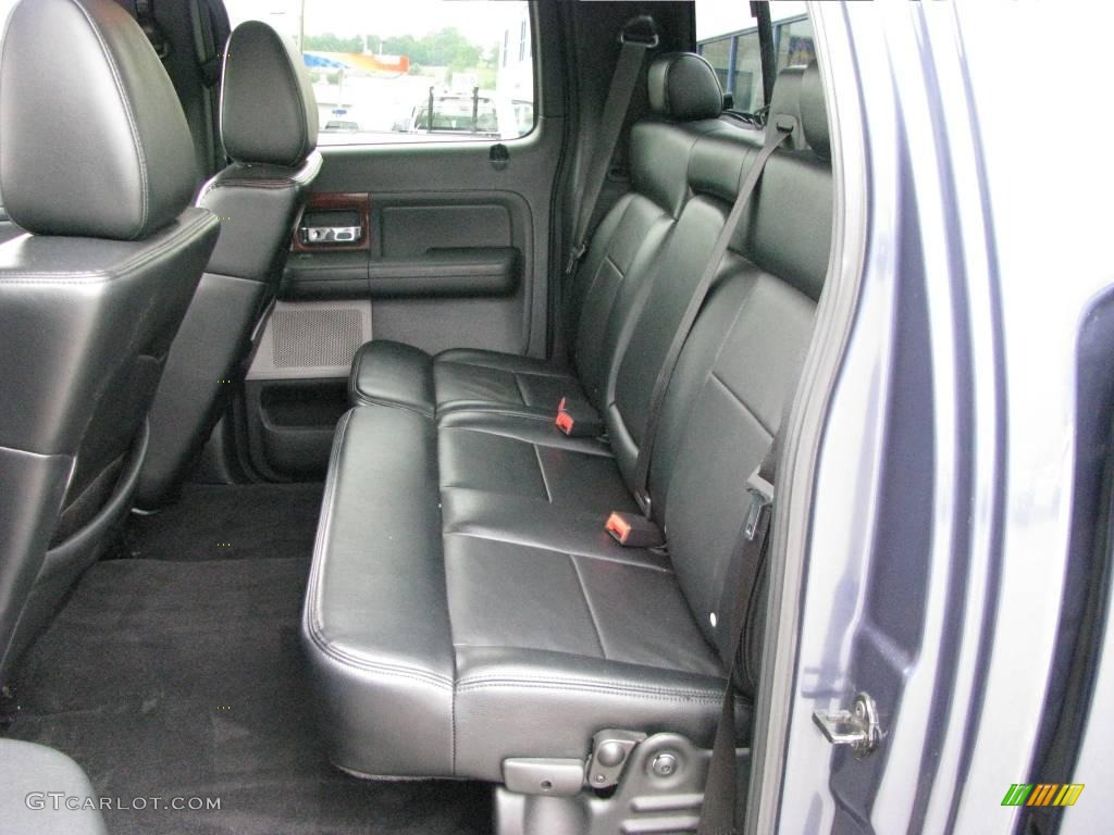 2006 F150 Lariat SuperCrew 4x4 - Medium Wedgewood Blue Metallic / Black photo #11