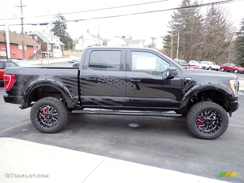 Agate Black Metallic 2022 Ford F150 Sherrod XLT SuperCrew 4x4 Exterior Photo #143811725