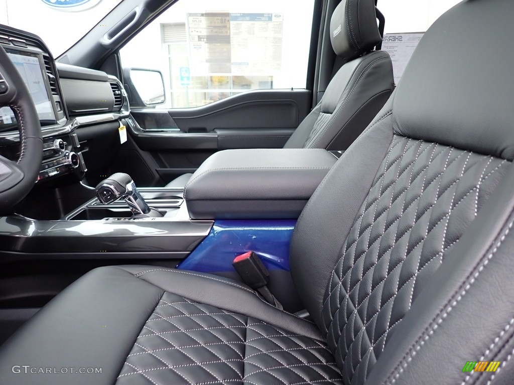 Black Interior 2022 Ford F150 Sherrod XLT SuperCrew 4x4 Photo #143811755