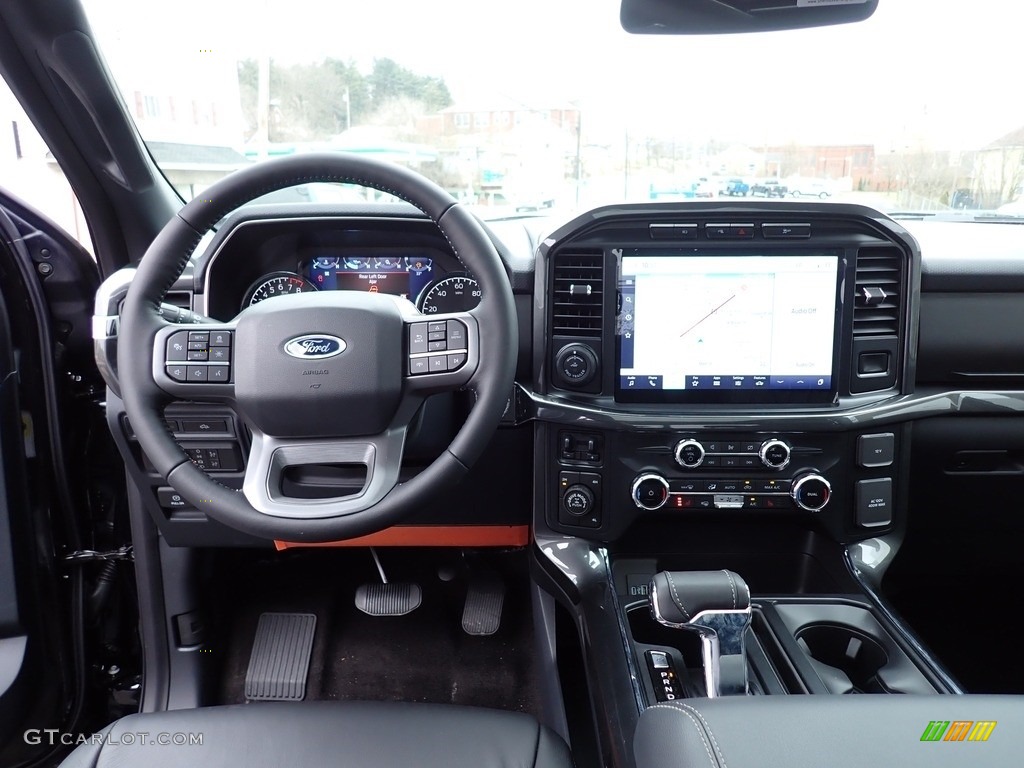 2022 Ford F150 Sherrod XLT SuperCrew 4x4 Black Dashboard Photo #143811779