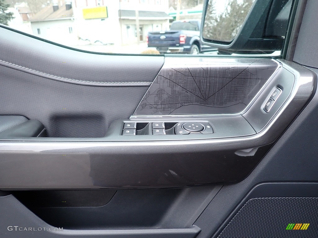 2022 Ford F150 Sherrod XLT SuperCrew 4x4 Black Door Panel Photo #143811788