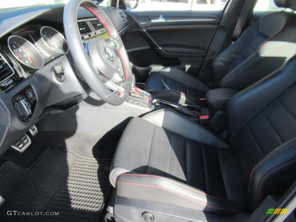 2021 Golf GTI Autobahn - Deep Black Pearl / Titan Black photo #10