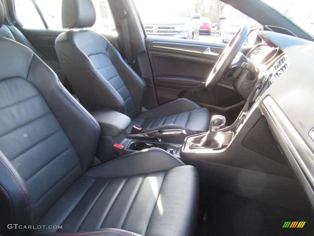 2021 Golf GTI Autobahn - Deep Black Pearl / Titan Black photo #13