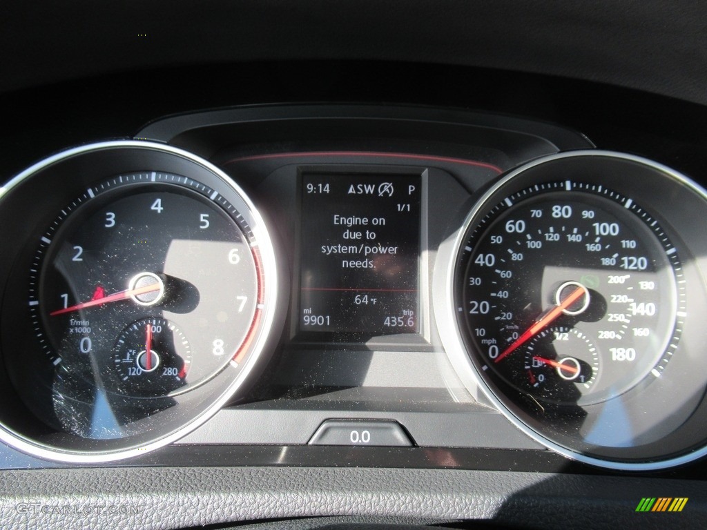 2021 Golf GTI Autobahn - Deep Black Pearl / Titan Black photo #16