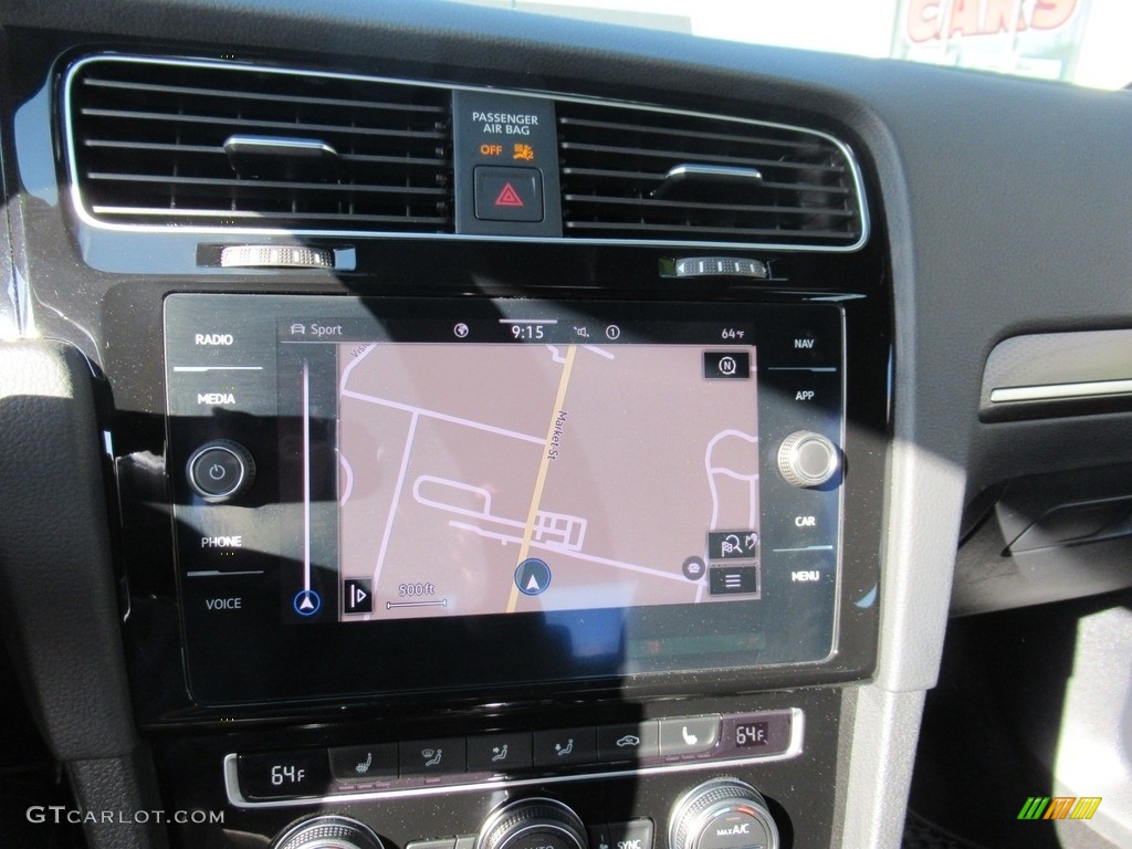 2021 Golf GTI Autobahn - Deep Black Pearl / Titan Black photo #17
