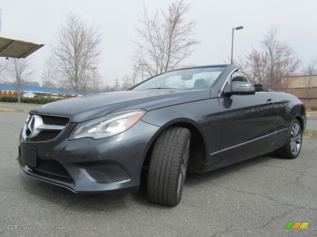 Steel Gray Metallic 2014 Mercedes-Benz E 350 Cabriolet Exterior Photo #143812130