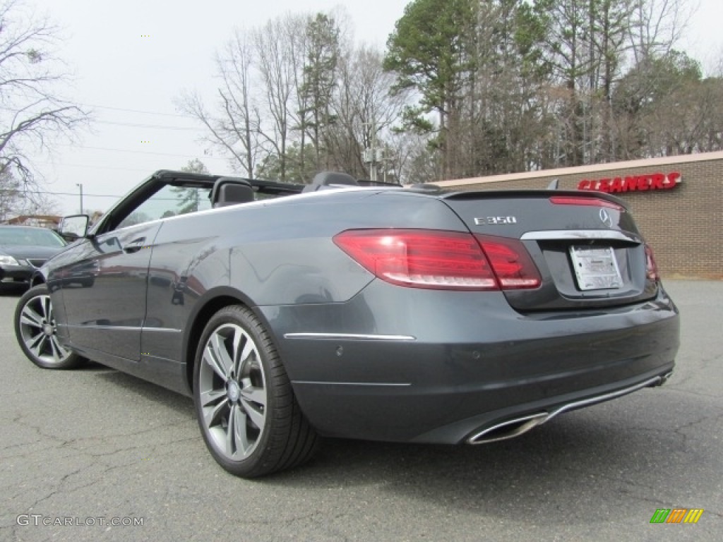 2014 E 350 Cabriolet - Steel Gray Metallic / Black photo #8