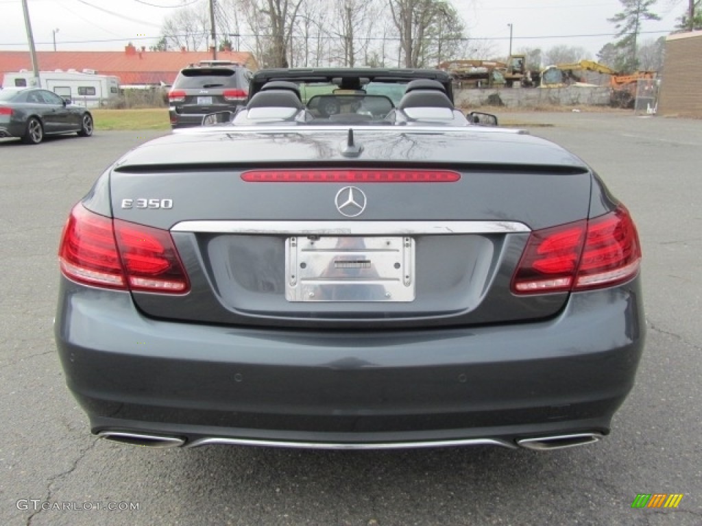 2014 E 350 Cabriolet - Steel Gray Metallic / Black photo #9