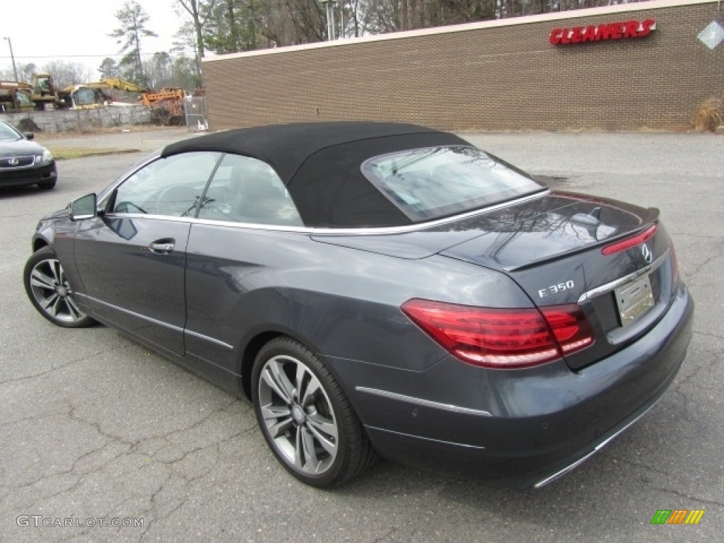 2014 E 350 Cabriolet - Steel Gray Metallic / Black photo #14