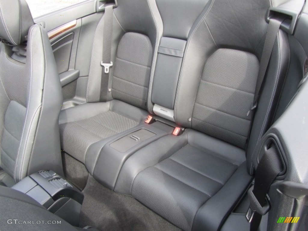 Black Interior 2014 Mercedes-Benz E 350 Cabriolet Photo #143812211