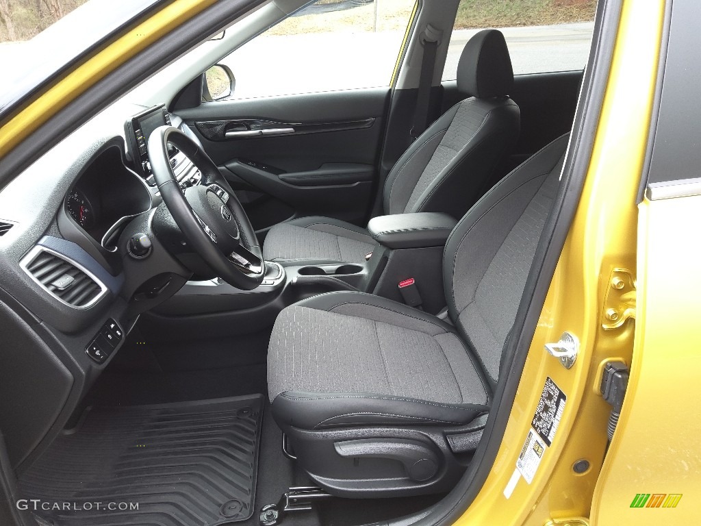 Black Interior 2021 Kia Seltos S AWD Photo #143814524