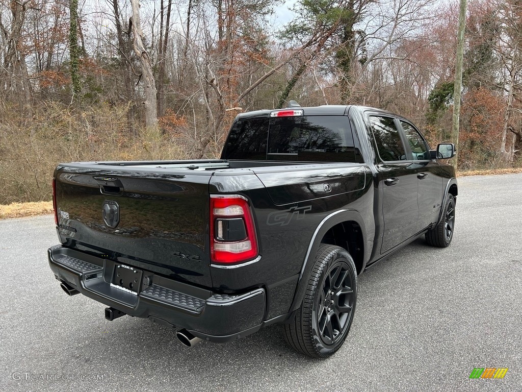 2022 1500 Laramie G/T Crew Cab 4x4 - Diamond Black Crystal Pearl / Black photo #7