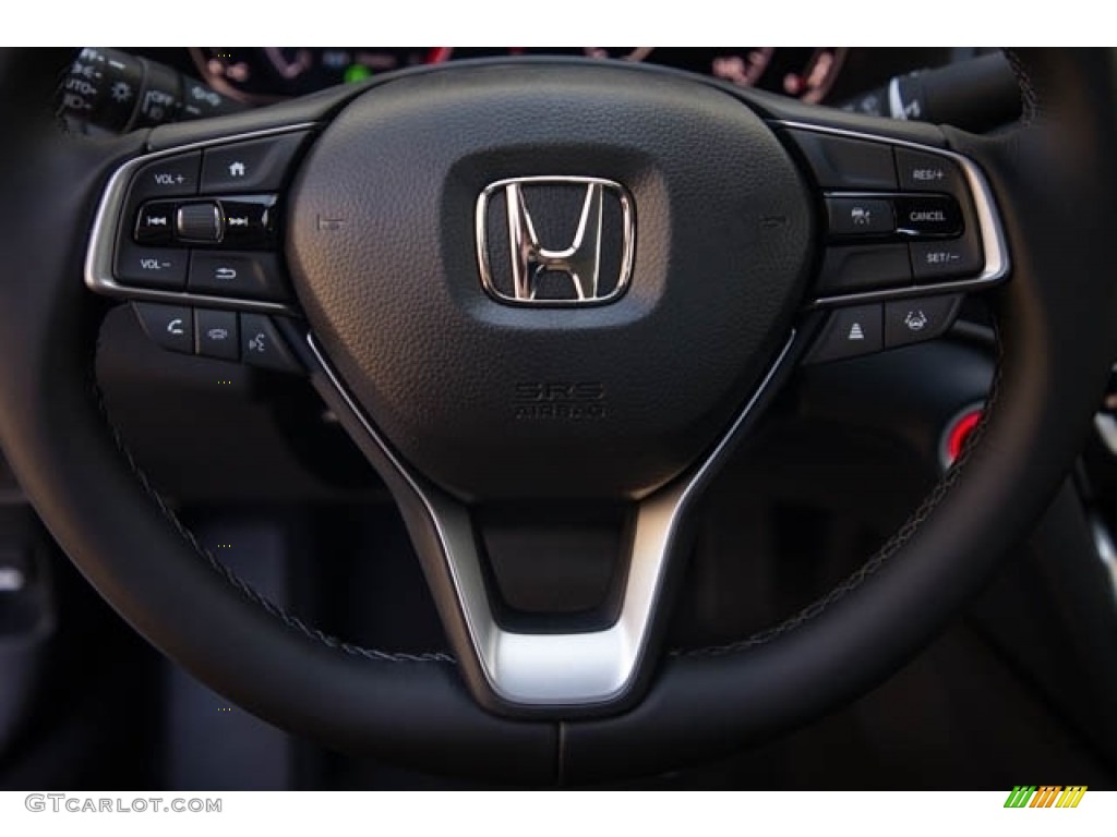 2022 Honda Accord EX-L Black Steering Wheel Photo #143815490