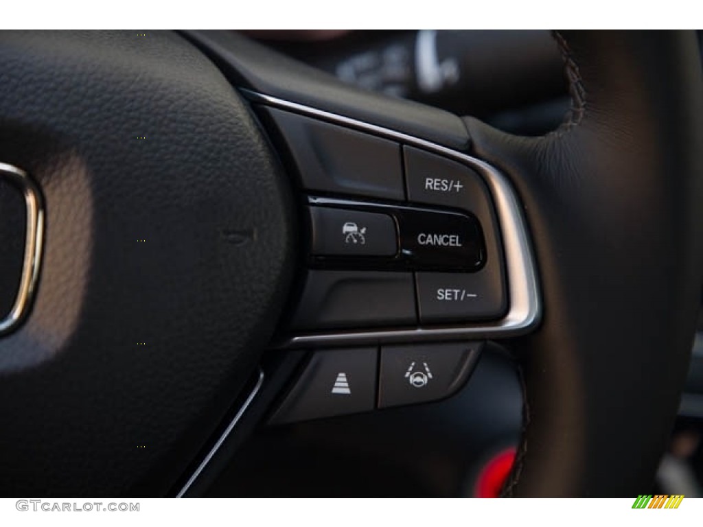 2022 Honda Accord EX-L Black Steering Wheel Photo #143815496
