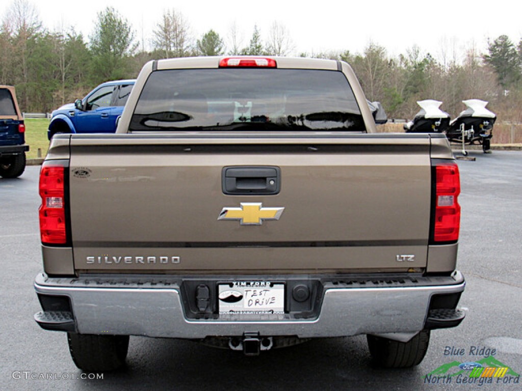 2014 Silverado 1500 LTZ Crew Cab 4x4 - Brownstone Metallic / Cocoa/Dune photo #4