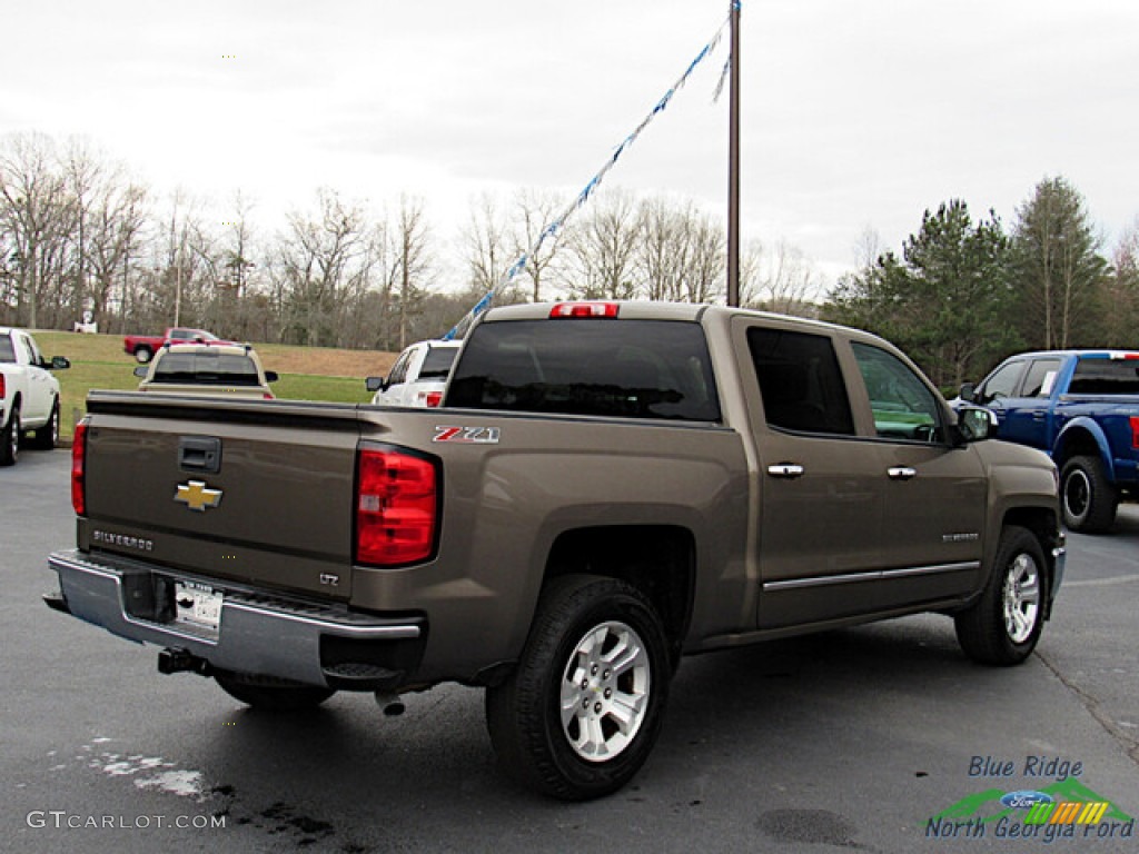 2014 Silverado 1500 LTZ Crew Cab 4x4 - Brownstone Metallic / Cocoa/Dune photo #5