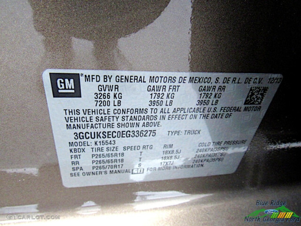 2014 Silverado 1500 LTZ Crew Cab 4x4 - Brownstone Metallic / Cocoa/Dune photo #24