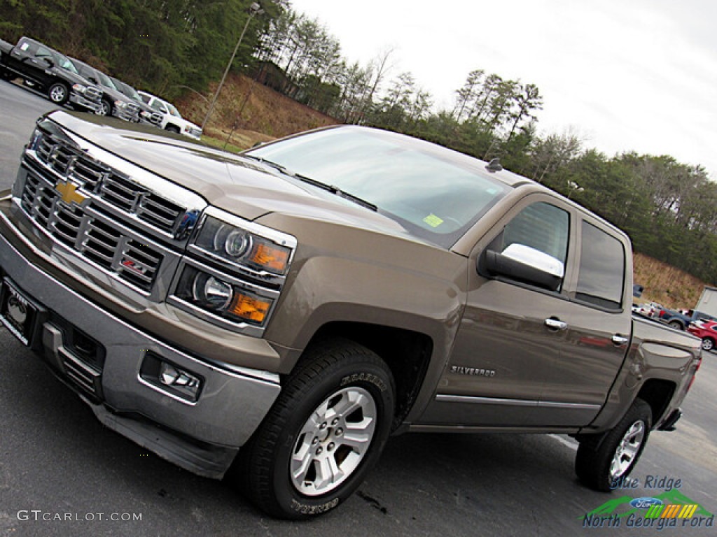 2014 Silverado 1500 LTZ Crew Cab 4x4 - Brownstone Metallic / Cocoa/Dune photo #25