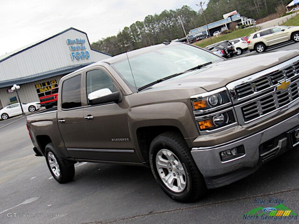2014 Silverado 1500 LTZ Crew Cab 4x4 - Brownstone Metallic / Cocoa/Dune photo #26