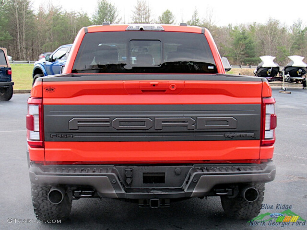 2021 F150 SVT Raptor SuperCrew 4x4 - Code Orange / Raptor Black photo #4