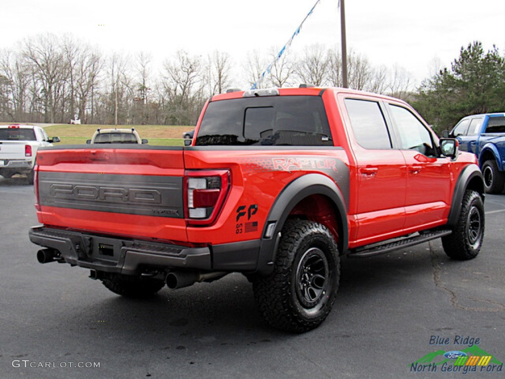 2021 F150 SVT Raptor SuperCrew 4x4 - Code Orange / Raptor Black photo #5