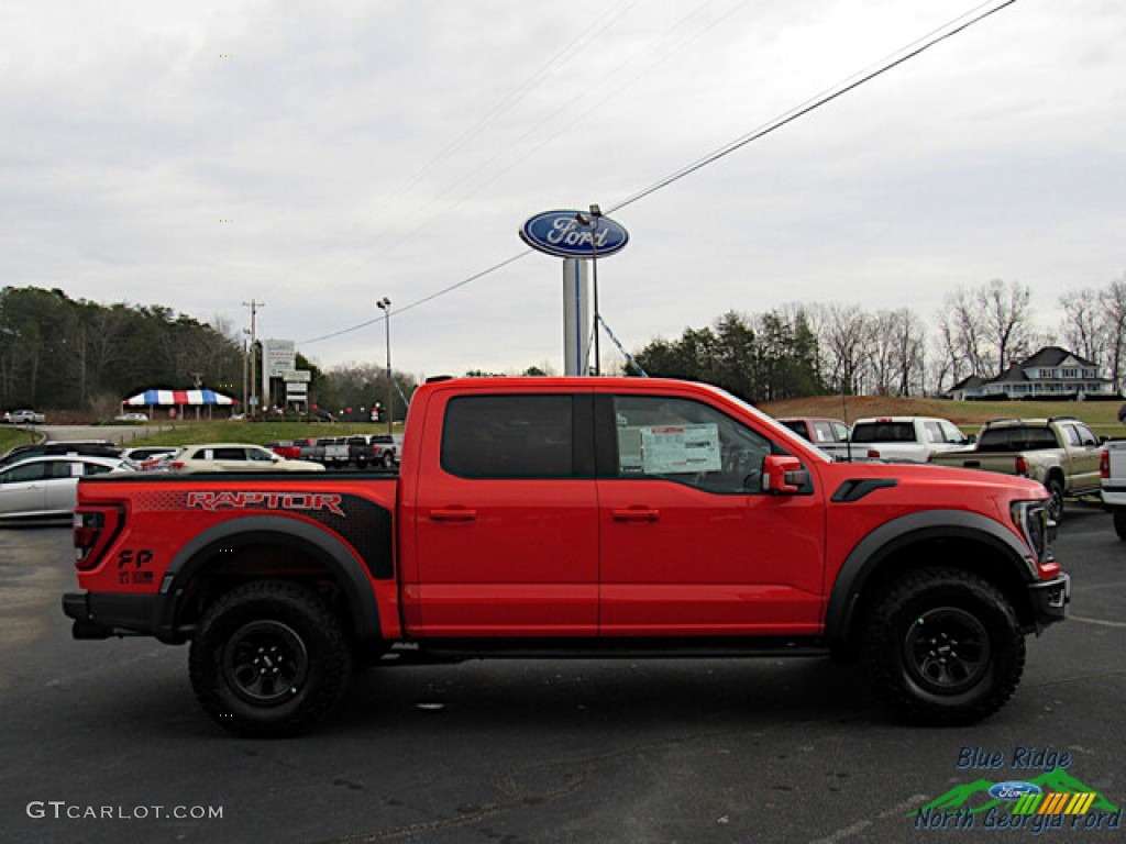 2021 F150 SVT Raptor SuperCrew 4x4 - Code Orange / Raptor Black photo #6