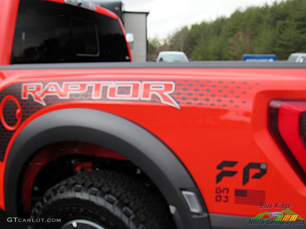 2021 F150 SVT Raptor SuperCrew 4x4 - Code Orange / Raptor Black photo #32