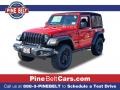 2022 Firecracker Red Jeep Wrangler Willys 4x4  photo #1