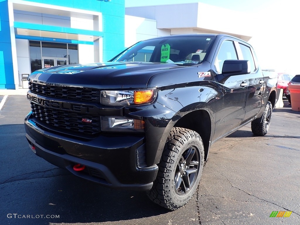 2019 Silverado 1500 Custom Z71 Trail Boss Crew Cab 4WD - Black / Jet Black photo #2