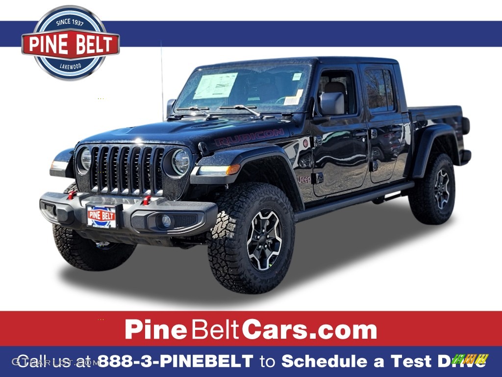 2022 Gladiator Rubicon 4x4 - Black / Black photo #1