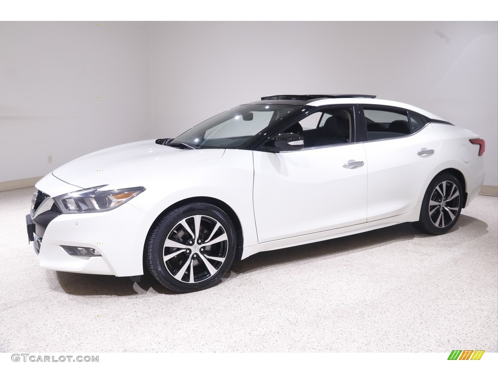 2018 Maxima SL - Pearl White / Charcoal photo #3