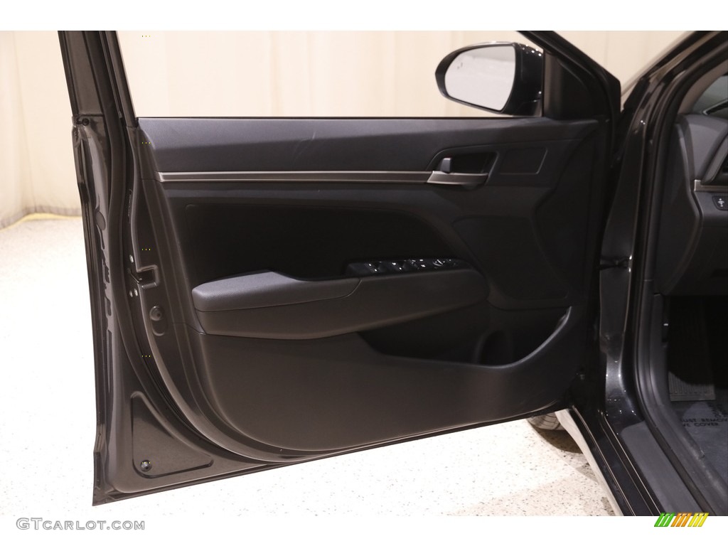 2020 Elantra Value Edition - Portofino Gray / Black photo #4