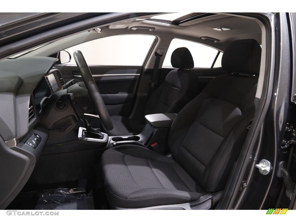 2020 Elantra Value Edition - Portofino Gray / Black photo #5