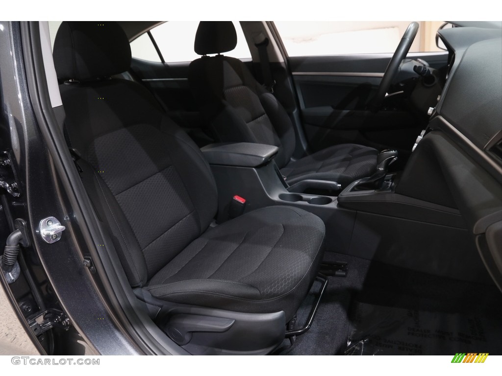 2020 Elantra Value Edition - Portofino Gray / Black photo #13