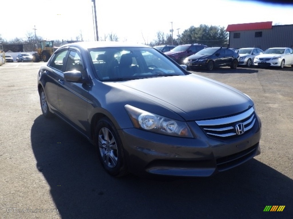 2011 Accord SE Sedan - Polished Metal Metallic / Black photo #3